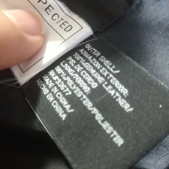 🌹Host Pick🌹Genuine Leather East 5th Womens Black Full Zip Jacket Coat L - Picture 10 of 12